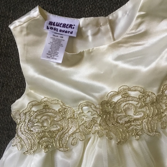 New Blueberi Boulevard baby girl dress & coat set - Picture 3 of 9